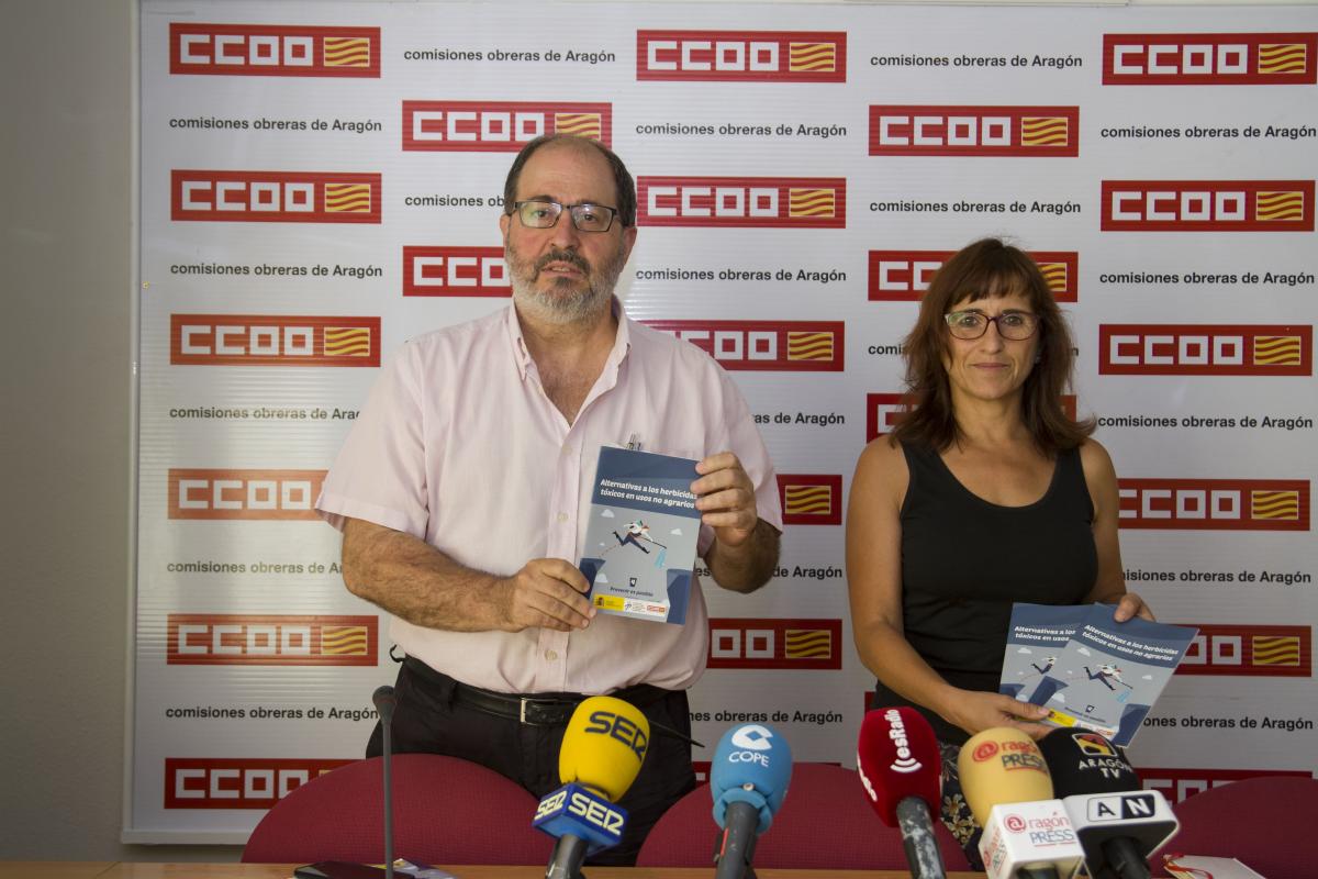 CCOO reclama que no se utilicen herbicidas tóxicos en las carreteras de Aragón